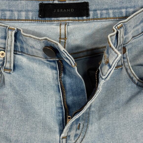 J Brand Mens SZ 31 Tyler Slim Fit Jeans Light Wash Stretch Pockets Zip-Fly Blue - Picture 6 of 10